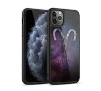 Head Case Designs Aries Nebula Zodiac Symbols Gel Armour Case [Military Grade Protection] Compatible With Apple iPhone 11 Pro Max