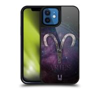 Head Case Designs Aries Nebula Zodiac Symbols Gel Armour Case [Military Grade Protection] Compatible With Apple iPhone 12 / iPhone 12 Pro