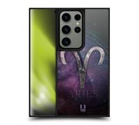 Head Case Designs Aries Nebula Zodiac Symbols Gel Armour Case [Military Grade Protection] Compatible With Samsung Galaxy S24 Ultra 5G