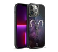 Head Case Designs Aries Nebula Zodiac Symbols Gel Armour Case [Military Grade Protection] Compatible With Apple iPhone 13 Pro Max