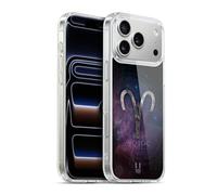 Head Case Designs Aries Nebula Zodiac Symbols Gel Case [Military Grade Protection] Compatible with Apple iPhone 17 Pro Max and Compatible with MagSafe