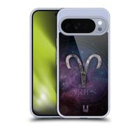 Head Case Designs Aries Nebula Zodiac Symbols Gel Case [Military Grade Protection] Compatible with Google Pixel 10 Pro XL and Compatible with MagSafe