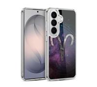 Head Case Designs Aries Nebula Zodiac Symbols Gel Case [Military Grade Protection] Compatible With Samsung Galaxy S26 Plus
