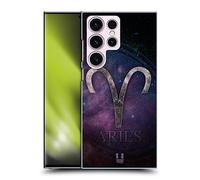 Head Case Designs Aries Nebula Zodiac Symbols Hard Back Case Compatible With Samsung Galaxy S23 Ultra 5G
