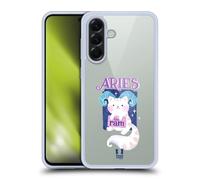 Head Case Designs Aries Zodiac Cats Gel Case [Military Grade Protection] Compatible With Samsung Galaxy A56 5G