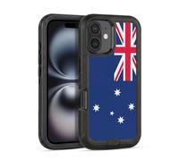 Head Case Designs Australia Australian Southern Cross Football World Flags Group 2 Ultra-Armoured Shockproof Case [Military Grade Protection] Compatible With Apple iPhone 16