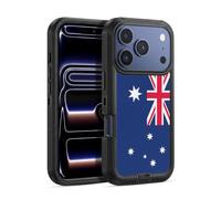 Head Case Designs Australia Australian Southern Cross Football World Flags Group 2 Ultra-Armoured Shockproof Case [Military Grade Protection] Compatible With Apple iPhone 17 Pro Max