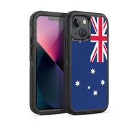 Head Case Designs Australia Australian Southern Cross Football World Flags Group 2 Ultra-Armoured Shockproof Case [Military Grade Protection] Compatible With Apple iPhone 13