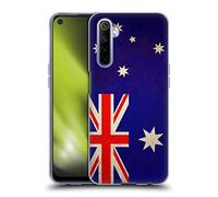 Head Case Designs Australia Australian Vintage Flags Soft Gel Case Compatible With Realme 6