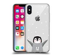 Head Case Designs Baby Penguin Collection Soft Gel Case [Military Grade Protection] Compatible With Apple iPhone X/iPhone XS