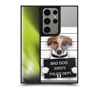 Head Case Designs Bad Dog Mugshot Funny Animals Gel Armour Case [Military Grade Protection] Compatible With Samsung Galaxy S24 Ultra 5G