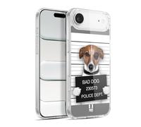 Head Case Designs Bad Dog Mugshot Funny Animals Gel Case [Military Grade Protection] Compatible with Apple iPhone 17 Air and Compatible with MagSafe