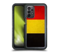 Head Case Designs Belgium Belgian België Vintage Flags Ultra-Armoured Shockproof Case [Military Grade Protection] Compatible With Samsung Galaxy A23 / 5G (2022)