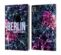 Head Case Designs Berlin City Lights Leather Wallet Case Compatible With Apple iPad Pro 11 M4 2024