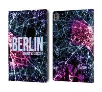 Head Case Designs Berlin City Lights Leather Wallet Case Compatible With Apple iPad Pro 13 M4 2024