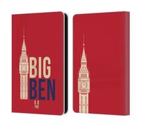 Head Case Designs Big Ben London Best Leather Wallet Case Compatible With Amazon Kindle 11th Gen (2024)