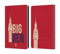 Head Case Designs Big Ben London Best Leather Wallet Case Compatible With Amazon Kindle Paperwhite 6