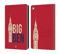 Head Case Designs Big Ben London Best Leather Wallet Case Compatible With Apple iPad Air 2 (2014)