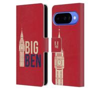 Head Case Designs Big Ben London Best Leather Wallet Case Compatible With Google Pixel 10
