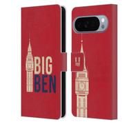 Head Case Designs Big Ben London Best Leather Wallet Case Compatible With Google Pixel 10 Pro XL