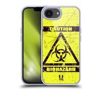 Head Case Designs Bio Hazard Symbols Gel Case [Military Grade Protection] Compatible with Apple iPhone 16e and Compatible with MagSafe
