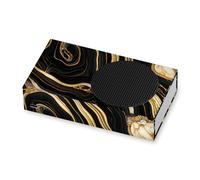 Head Case Designs Black and Gold Marble Vinyl Sticker Gaming Skin Decal Cover Compatible With Xbox Series S Console