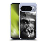 Head Case Designs Black And White Gorilla Wildlife Gel Case [Military Grade Protection] Compatible with Google Pixel 10 Pro XL and Compatible with MagSafe