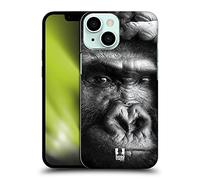 Head Case Designs Black And White Gorilla Wildlife Hard Back Case Compatible With Apple iPhone 13 Mini