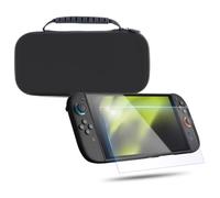 Head Case Designs Black Hard Storage Travel Carry Case and Screen Protector Compatible with Nintendo Switch 2