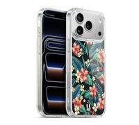Head Case Designs Bloom Tropical Prints Gel Case [Military Grade Protection] Compatible with Apple iPhone 17 Pro Max and Compatible with MagSafe