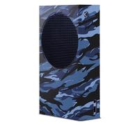 Head Case Designs Blue Camo Camouflage Game Console Wrap Case Cover Compatible With Xbox Series S Console