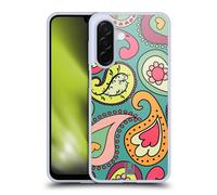 Head Case Designs Blue Green Paisley Patterns Gel Case [Military Grade Protection] Compatible With Samsung Galaxy A26 5G