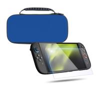 Head Case Designs Blue Hard Storage Travel Carry Case and Screen Protector Compatible with Nintendo Switch 2
