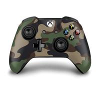 Head Case Designs Brown And Green Camo Camouflage Vinyl Sticker Gaming Skin Decal Cover Compatible With Xbox One S/X Controller