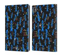 Head Case Designs Burz Aliens Leather Wallet Case Compatible With Apple iPad Pro 11 M4/M5 2024/2025