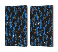 Head Case Designs Burz Aliens Leather Wallet Case Compatible With Apple iPad Pro 13 M4 2024