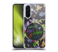 Head Case Designs Butterfly Kisses Printed Embroidered Quotes Gel Case [Military Grade Protection] Compatible With Samsung Galaxy A36 5G