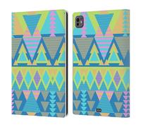 Head Case Designs Candy Aztec Candy Tribal Leather Wallet Case Compatible With Apple iPad Pro 11 M4/M5 2024/2025
