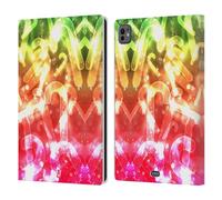 Head Case Designs Candy Cane Bokeh Christmas Edition Leather Wallet Case Compatible With Apple iPad Pro 11 M4/M5 2024/2025