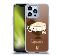 Head Case Designs Cappuccino Coffee Personalities Gel Case [Military Grade Protection] Compatible with Apple iPhone 16e and Compatible with MagSafe