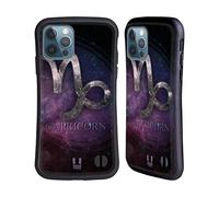 Head Case Designs Capricorn Nebula Zodiac Symbols Hybrid Case Compatible With Apple iPhone 12 / iPhone 12 Pro