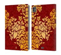 Head Case Designs Cardinal Modern Baroque Leather Wallet Case Compatible With Apple iPad Pro 11 M4/M5 2024/2025