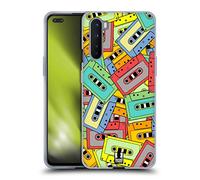 Head Case Designs Cassette Tape Vintage Item Patterns Soft Gel Case Compatible With OnePlus Nord 5G