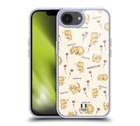 Head Case Designs Cat Cutesy Doodles Gel Case [Military Grade Protection] Compatible with Apple iPhone 16e and Compatible with MagSafe