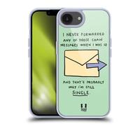 Head Case Designs Chain Messages Reasons Why I'M Single Gel Case [Military Grade Protection] Compatible with Apple iPhone 16e and Compatible with MagSafe