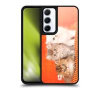 Head Case Designs Chinchilla Persian Fluffy Kittens Cats Gel Armour Case [Military Grade Protection] Compatible With Samsung Galaxy A55 5G