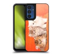 Head Case Designs Chinchilla Persian Fluffy Kittens Cats Gel Armour Case [Military Grade Protection] Compatible With Samsung Galaxy A15