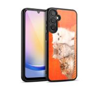 Head Case Designs Chinchilla Persian Fluffy Kittens Cats Gel Armour Case [Military Grade Protection] Compatible With Samsung Galaxy A25 5G