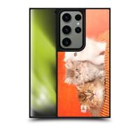 Head Case Designs Chinchilla Persian Fluffy Kittens Cats Gel Armour Case [Military Grade Protection] Compatible With Samsung Galaxy S24 Ultra 5G