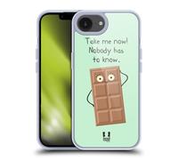 Head Case Designs Chocolate Seduction Little Doses Of Nonsense And Randomness Gel Case [Military Grade Protection] Compatible with Apple iPhone 16e and Compatible with MagSafe